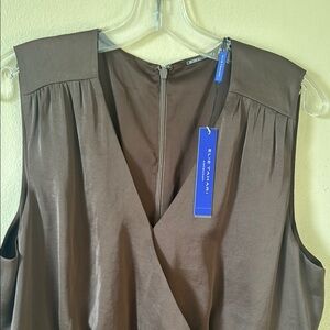 Elie Tahari Brown Sleeveless Top